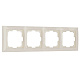 Рамка 4 поста Werkel WL03-Frame-04 слоновая кость basic W0042003 купить Werkel  Рамки