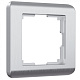 Рамка 1 пост Werkel WL12-Frame-01 серебро рифленый W0012106  купить Werkel Рамки