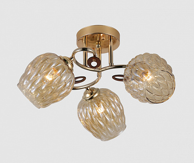 Люстра ламповая LINVEL LV 9387/3 Эльвир Золото Е27 60W *3 купить Ламповые люстры