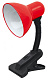 Лампа настольная SVK 66108B RD E27 40W Красный прищепка купить Ламповые