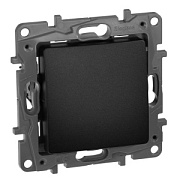 купить Выключатель 1 клавишный кнопочный 6А Legrand Etika 672614 Антрацит Legrand Etika