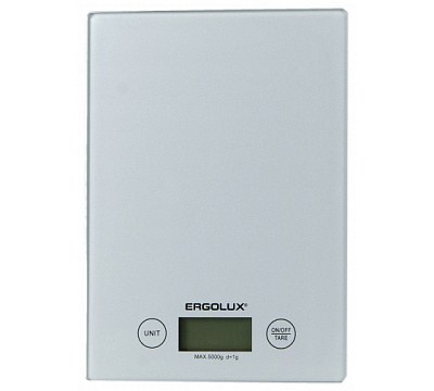 Весы кухонные Ergolux ELX-SK02-C03 серый купить Бытовая техника