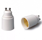 купить Патрон переходник GU10-E27 белый Патроны