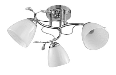 Люстра ламповая LINVEL LV 10013/3 Дора хром E27 40W *3 купить Ламповые люстры
