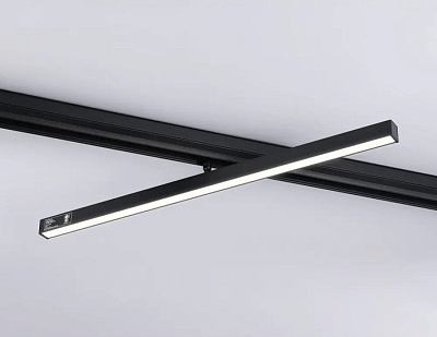 Трековый светильник магнитный Ambrella GL4206 24W  4200K 48V черный купить Магнитные трековые светильники