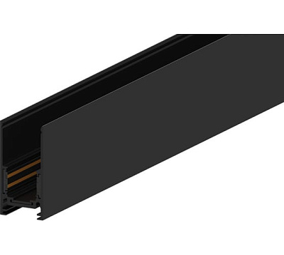 Шинопровод для трековых светильников магнитный Feron CABM1000 2м накладной черный купить Шинопровод для трековых магнитных светильников