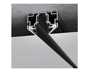 купить Шинопровод магнитный в натяж. потолок с декор вставкой Redigle 3м чёрный 04 RG-CXT-04 3M II гарпун Шинопровод для трековых светильников