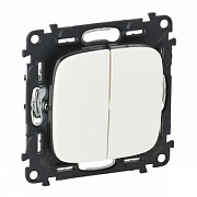 купить Переключатель 2-клавишный Legrand Valena Allure 752708 Белый Legrand Valena Alure