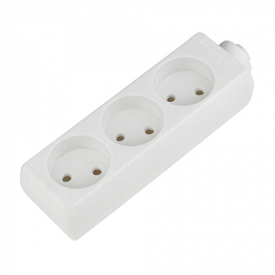 Колодка K-CP3-10 WHITE Uniel купить Вилки, Колодки