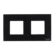 купить Рамка 2 поста ABB Zenit Стекло черное N2272 CN  ABB Zenit