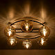 Люстра ламповая CITILUX CL122165 Эрни Черный шампань E14 6* 40W купить Ламповые люстры