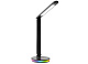 Лампа настольная светодиодная UltraFlash UF-822 C02 7W чёрный 350lm, 3000-6500K, диммер сенсор RGB купить Светодиодные