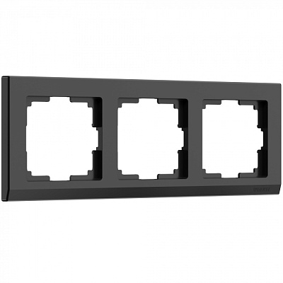 Рамка 3 поста Werkel WL04-Frame-03 черный W0031808 купить Werkel Рамки