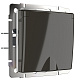 Розетка з/к с крышкой Werkel WL07-SKGSC-01-IP44 серо коричневый W1171207 купить Werkel