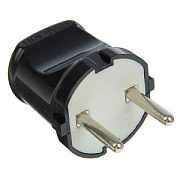 купить Вилка универсальная черная 6А  Вилки, Колодки