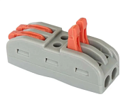 купить Клеммник рычажковый УРАлайт 2+2 контакта проходной Комплектующие