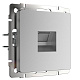 Розетка компьютерная Werkel WL06-RJ-45 серебро W1181006  купить Werkel