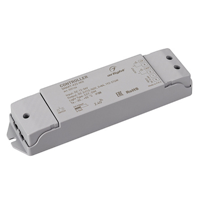 Контроллер 12-36В 192-384Вт Arlight SMART-K22-MIX (2*8A) 025146 купить Управление светом (проф)