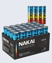 купить Батарейка LR3 AAA NAKAI Hi-Tech 1702-0032/33 Батарейки, Аккумуляторы, з/у