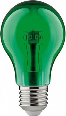 Лампа A60 LED color 12W E27 Green Ecola купить Цветные