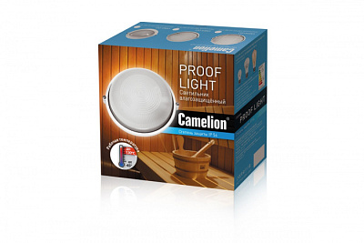 Светильник IP54 Camelion 1302S круглый Е27 60W купить Влагозащищённые светильники