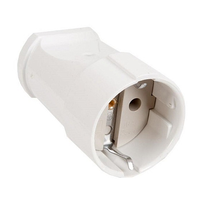 Штепсель белый з/к купить Вилки, Колодки