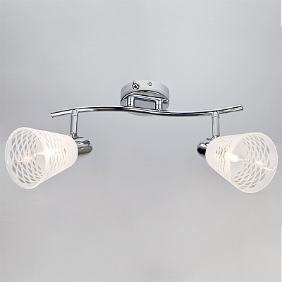 Спот EUROSVET 20035/2 хром E14 2*40W купить Споты