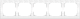 Рамка 5 постов Werkel WL05-Frame-05 белый купить Werkel  Рамки