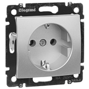 купить Розетка с/з Legrand Valena Алюминий 770120 Legrand Valena