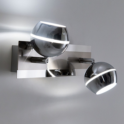 Спот CITILUX CL555521 Раймонд хром светодиоды 3000K 2*5W купить Споты