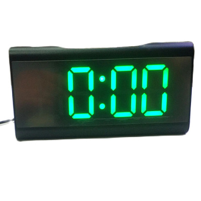 Часы зеркальные NA-6098 зелёный USB купить Часы