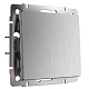 Выключатель 1 клавишный Werkel WL09-SW-1G серебро рифленый W1110009  купить Werkel