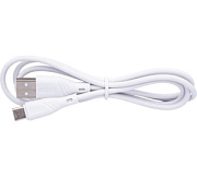 купить Кабель USB-TypeC 1м  белый 3A  Батарейки, Аккумуляторы, з/у