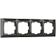 Рамка 4 поста Werkel WL03-Frame-04 серо коричневый basic W0042007 купить Werkel  Рамки