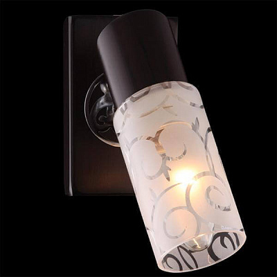 Спот EUROSVET 21130/1 венге хром Е14 40W купить Споты