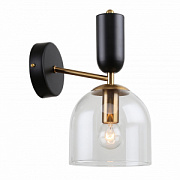 купить Бра LINVEL LB 9408/1 Джун Чёрный/Золото E14 40W Бра