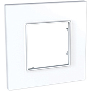 купить Рамка 1 пост Unica Quadro Белая MGU2.702.18 Unica Quadro Рамки