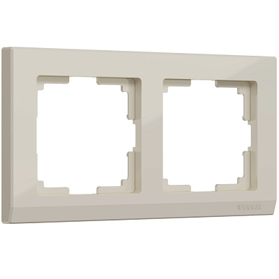 Рамка 2 поста Werkel WL04-Frame-02 слоновая кость W0021803 купить Werkel  Рамки