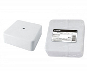 купить Коробка распаячная TDM SQ1401-0901 50*50*20 ОУ IP40 белая без клем.колодки Коробки монтажные