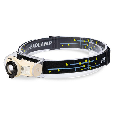 Фонарь налобный Smartbuy HL033 3W сенсор 1*18650 купить Фонари