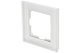 Рамка 1 пост Werkel WL01-Frame-01 белое стекло W0011101 купить Werkel  Рамки