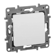 купить Переключатель 1 клавишный Legrand Etika 672205 Белый Legrand Etika