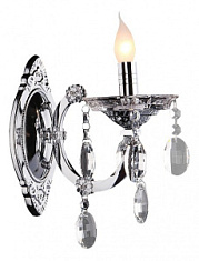 купить Бра EUROSVET 3449/1 хром прозрачный E14 60W Бра