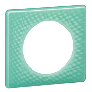 купить Рамка 1 постовая Legrand Celiane 066641 Муар Бирюзовый Celiane 1