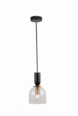 Подвесной светильник LINVEL LV 9408/1 Джун Чёрный/Золото E14 40W купить Подвесные светильники