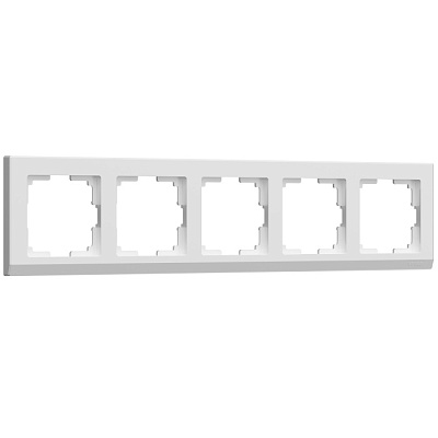 Рамка 5 постов Werkel WL04-Frame-05 белый W0051801 купить Werkel  Рамки