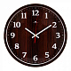 Часы настенные 3027-136 "Дерево" круг D=30см коричневый корпус (часовой завод Рубин) купить Часы
