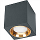 Точечный светильник Feron ML1754 GU10 черный золото 90*80*80mm накладной купить Точечные светильники