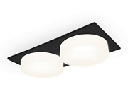 купить Точечный светильник Ambrella TN1319/2 SBK/FR черный песок/белый MR16 GU5.3 встраиваемый Встраиваемые