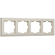 Рамка 4 поста Werkel WL04-Frame-04 слоновая кость W0041803 купить Werkel  Рамки